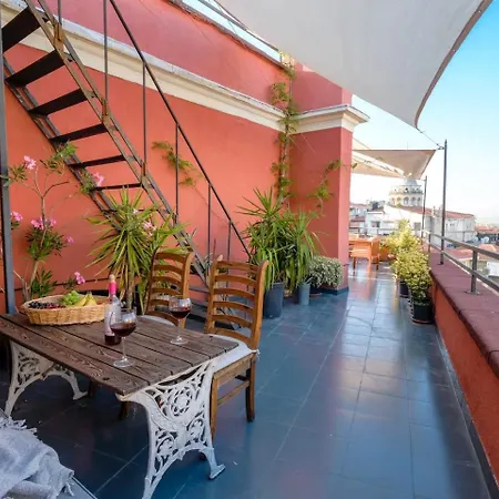 公寓 High Garden Rooftop Terrace Around Galata Tower *