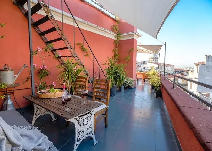 公寓 High Garden Rooftop Terrace Around Galata Tower *